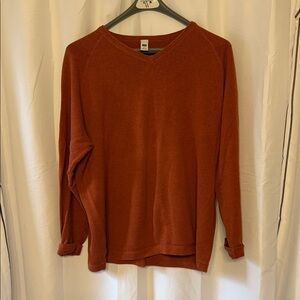 GAP Burnt Orange V-Neck Sweater